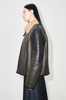 Our Legacy - Pilot Jacket Steel Green Shearling