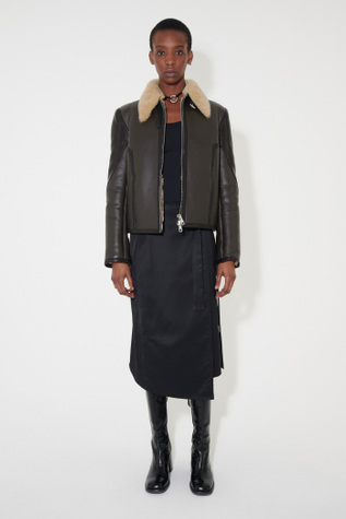 Pilot Jacket Steel Green Shearling