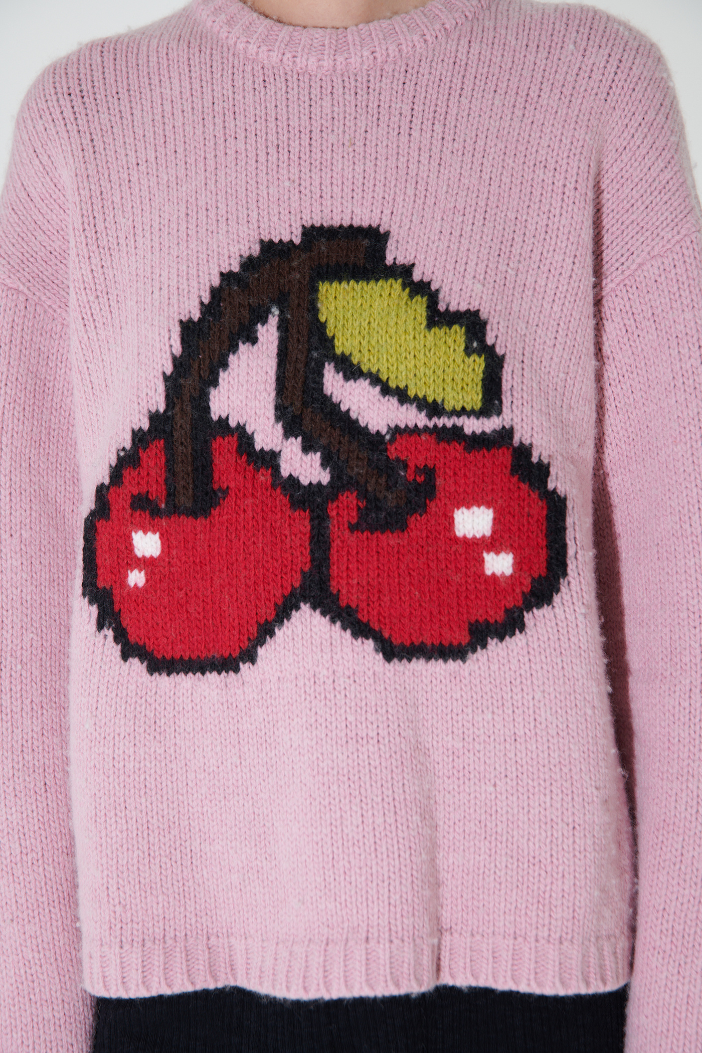 Our Legacy - Sonar Roundneck Candyfloss Cherry Acrylic