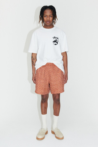 Laguna Short Yellow/Red Linen