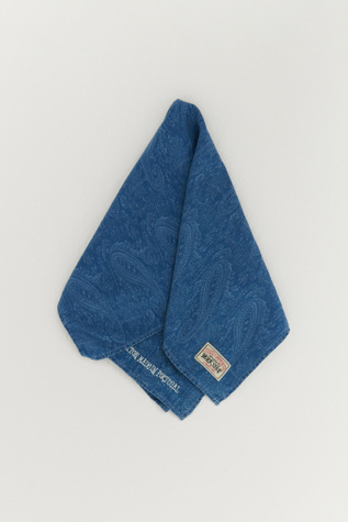 Bandana Bleached Blue Paisley