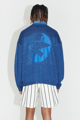 Sonar Roundneck Navy Linen