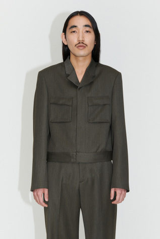 Pioneer Jacket Moss Green Micron Wool