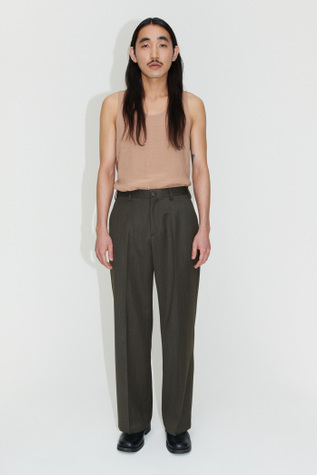 Sailor Trouser Moss Green Micron Wool