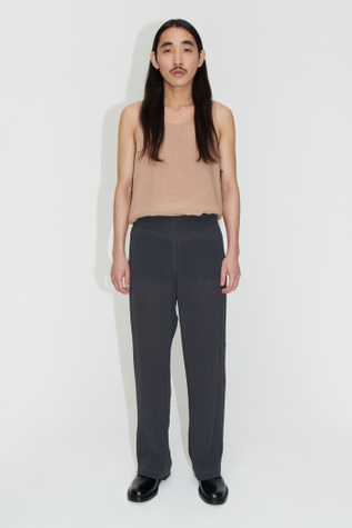 Reduced Trouser Grey Ruffle Viscose