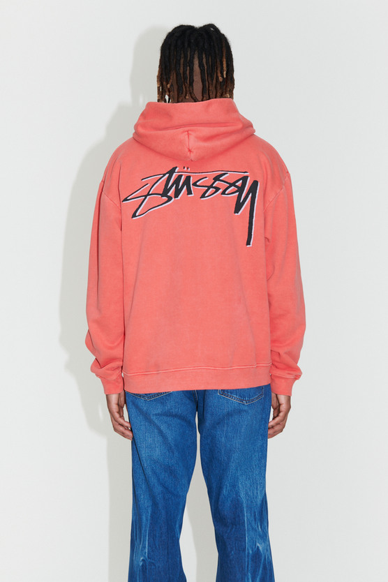★関税込★STUSSY★Stussy x Our Legacy Drop Shadow Hoodie★ Stussy x Our Legacy Work Shop Drop Shadow Pigment Dyed