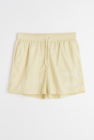 Running Shorts Butter Cream Ripstop